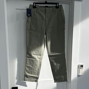 GAP Women's Olive Ankle Chinos
